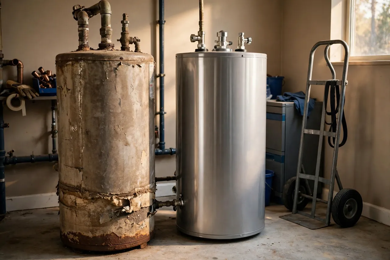 Repair or Replace a Water Heater? The 50% Rule Decides