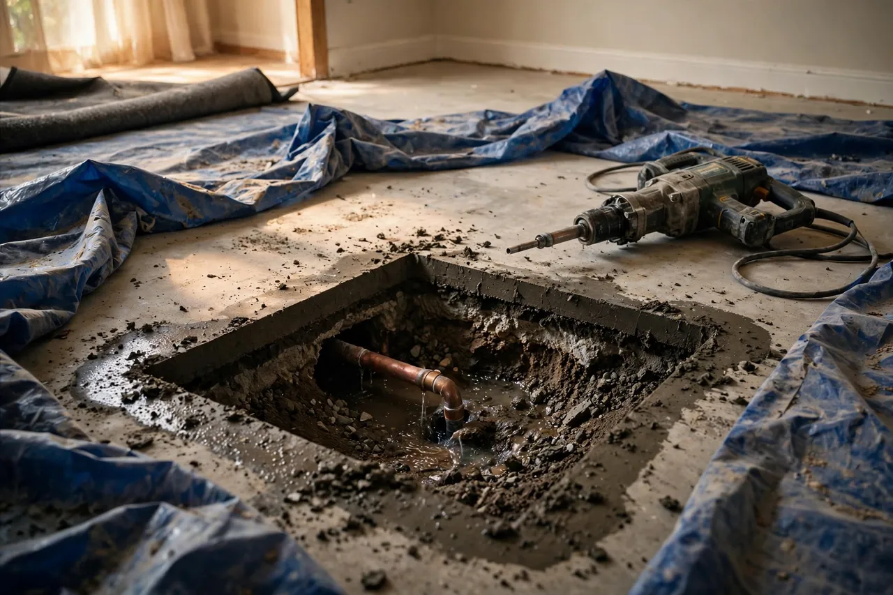 Slab Leak Repair Cost: Detection, Options & Real Prices
